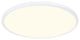 WAC Lighting Geos 1-Light LED Round Low-Profile Flush Mount in White