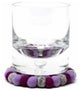 Felt Ball Coasters, Set of 4, Purples