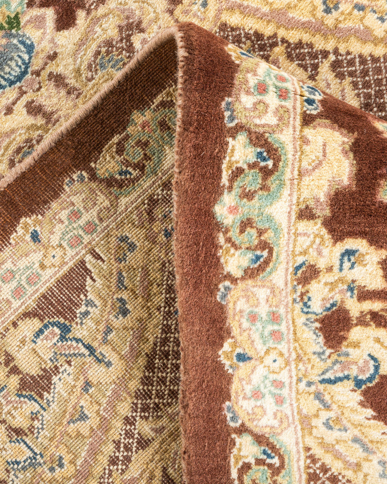 Mogul, One-of-a-Kind Hand-Knotted Area Rug Brown, 8'2"x8'2"