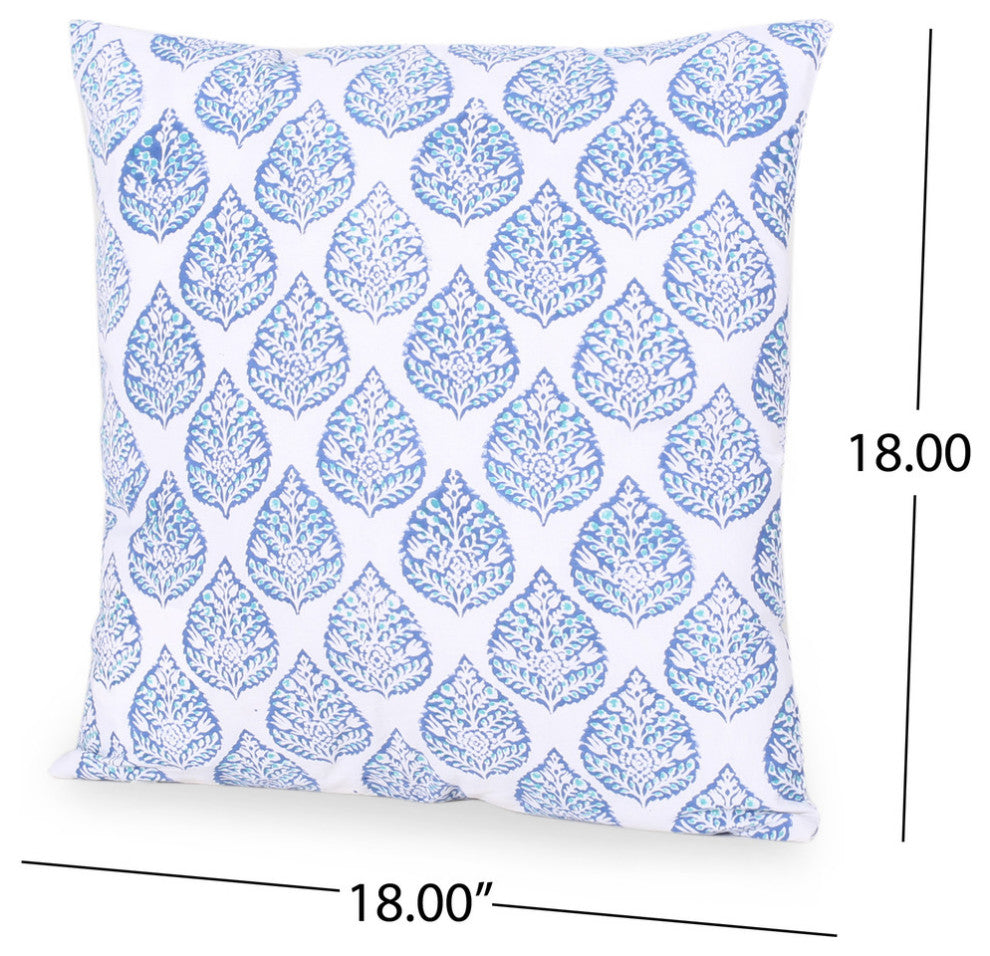Megan Modern Handcrafted Fabric Throw Pillow Cover