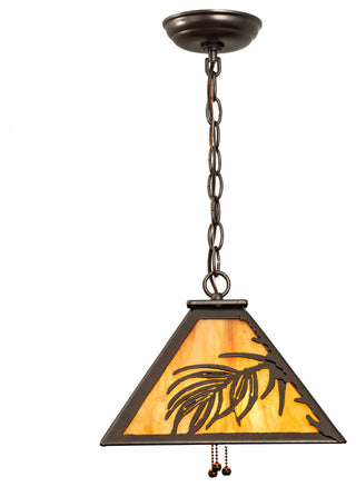 12 Square Pine Needle Pendant