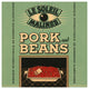 "Le Soleil Malines - Pork & Beans" Digital Paper Print by Retrolabel, 18"x18"