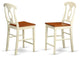 Kenley Counter Height Stools With Wood Seat, Set of 2