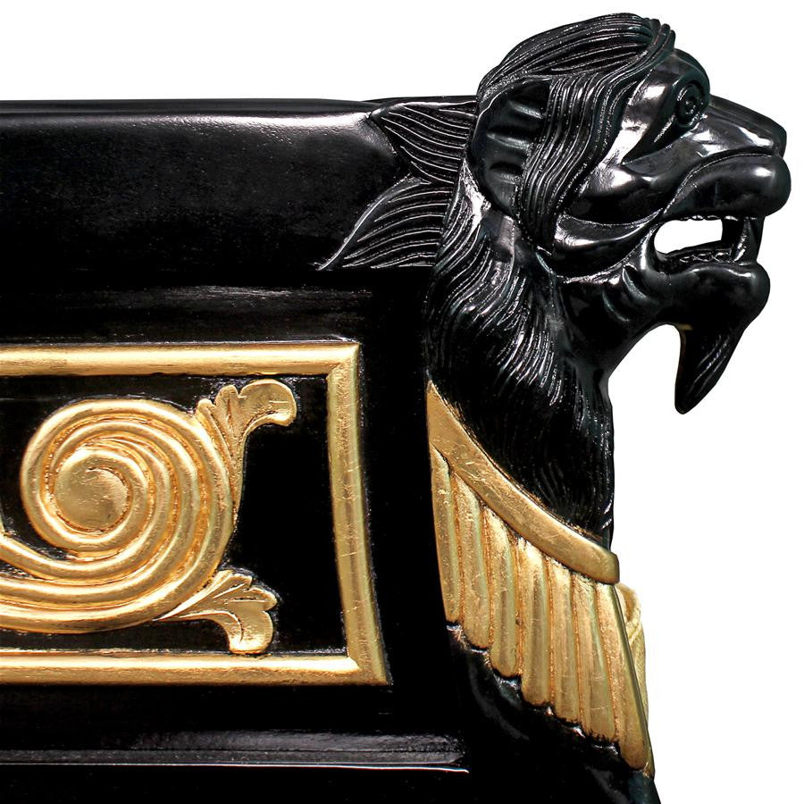 Design Toscano Caesars Royal Lions Chair