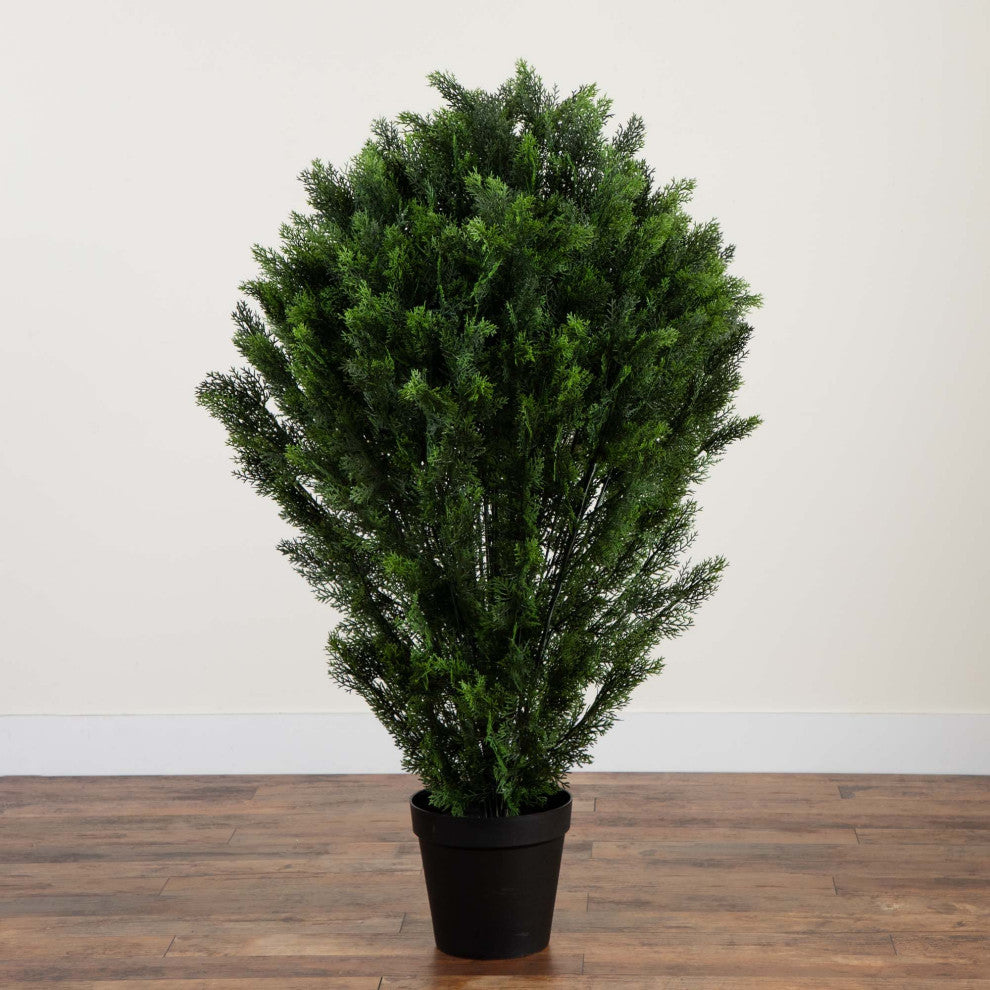 5ft. Artificial Cedar Bush UV Resistant, Indoor/Outdoor
