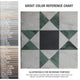 Renaissance Deco Cross Porcelain Floor and Wall Tile Sample