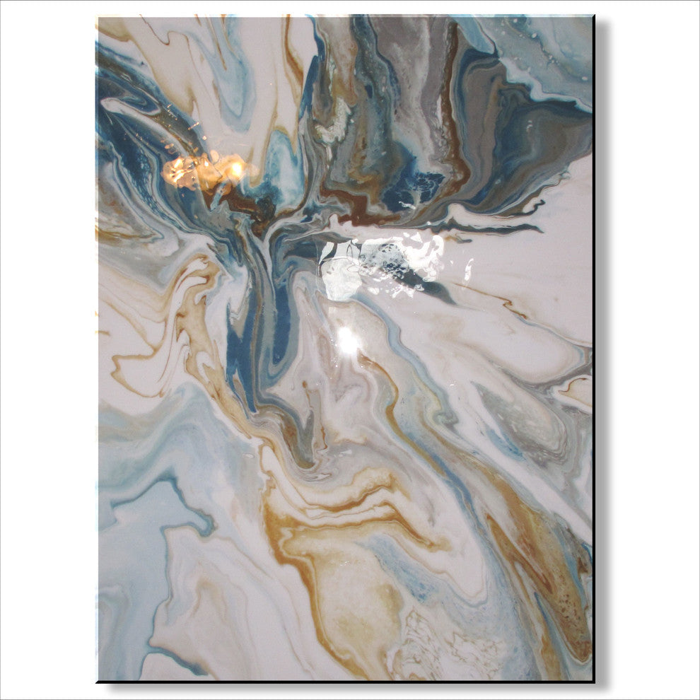 On the Wings of an Angel, Resin Coated Limited Edition Painting by ELOISExxx