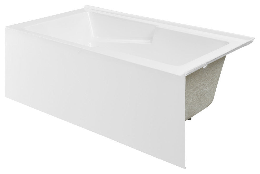 Claire Alcove Corner Apron Tub, Right-Hand Drain
