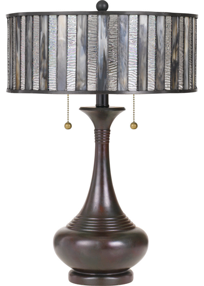 Quoizel TF3334 Tiffany 2 Light 21-1/2" Tall Vase Table Lamp - Valiant Bronze
