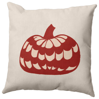 18" x 18" Pumpkin Perfection Decorative Throw Pillow, Maple Red
