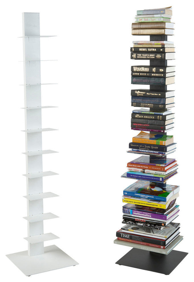 Sapiens 60" Bookcase Tower, White