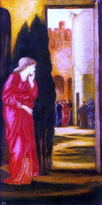 Sir Edward Burne-Jones Danae and the Brazen Tower Wall Decal Print