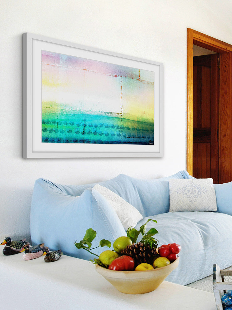 "Beach Light" Framed Painting Print, 24"x16"