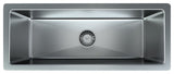 Satin Stainless Undermount Kitchen, Bar-Island Sink, Single Bowl 25"X10"