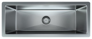 Satin Stainless Undermount Kitchen, Bar-Island Sink, Single Bowl 25"X10"