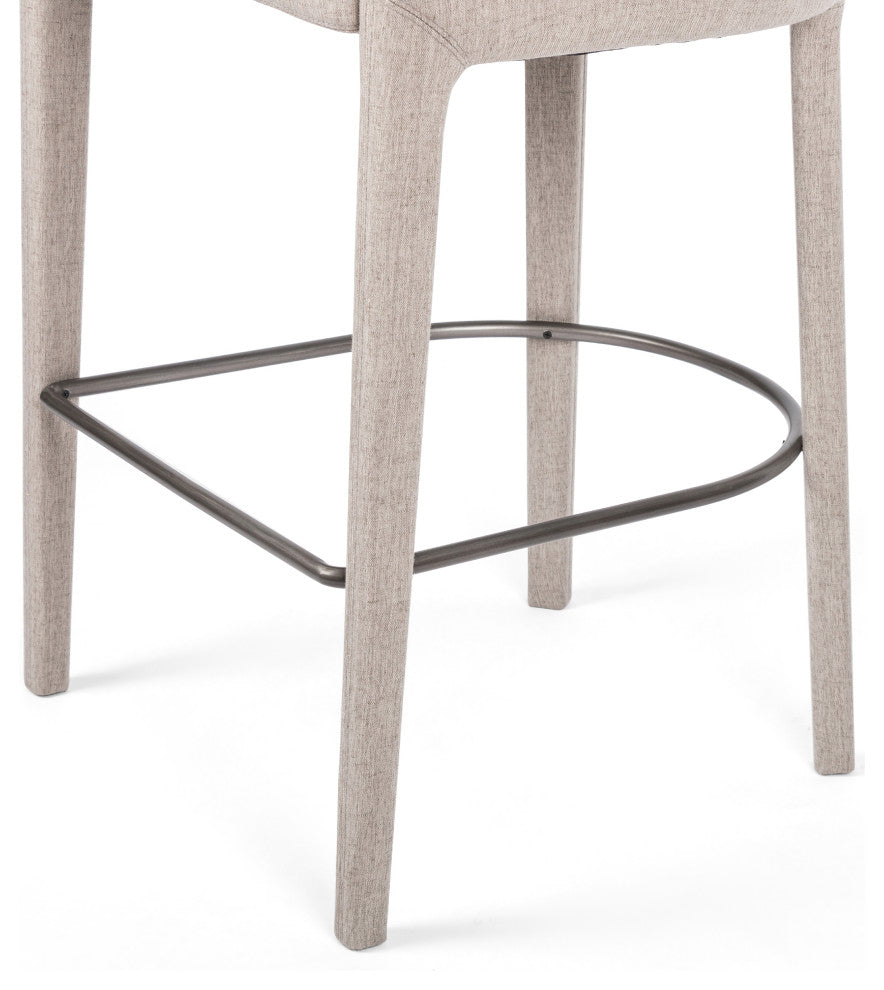 Hawkins Stool, Savile Flannel, Bar
