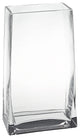9 Clear Glass Rectangle Handmade Vase