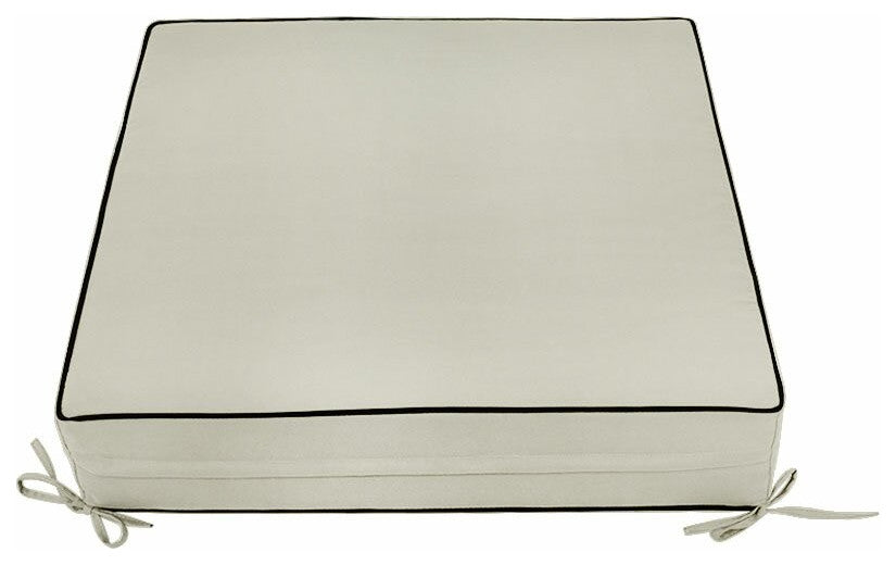 S1 24"x24"x5" Deep Seat Cushion Back Rest Pillow Outdoor Love Sofa AD015