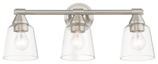 Catania 3-Light Brushed Nickel Vanity Sconce