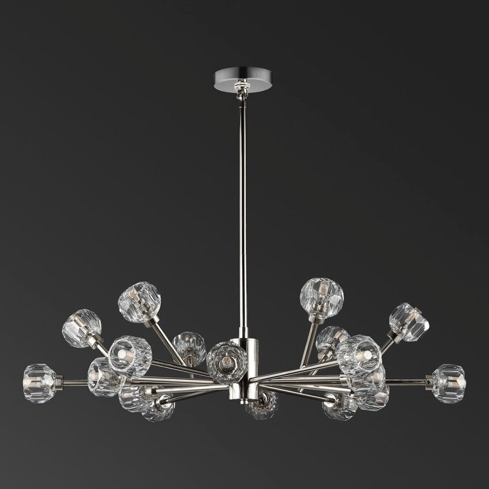 Safavieh Couture Breyer Crstal Chandelier Nickel