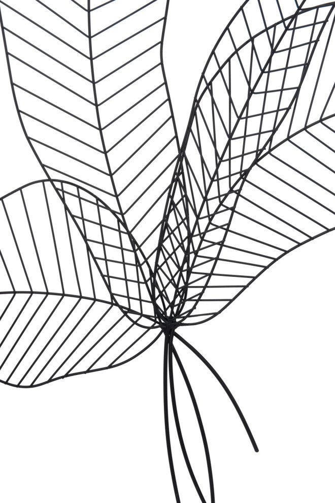 Wall Art, Steel Metal, Black, Living Lounge Cafe Room Hotel Lobby Hospitality