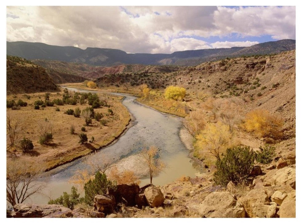 "Rio Chama in autumn, New Mexico" Digital Paper Print by Tim Fitzharris, 34"x26"