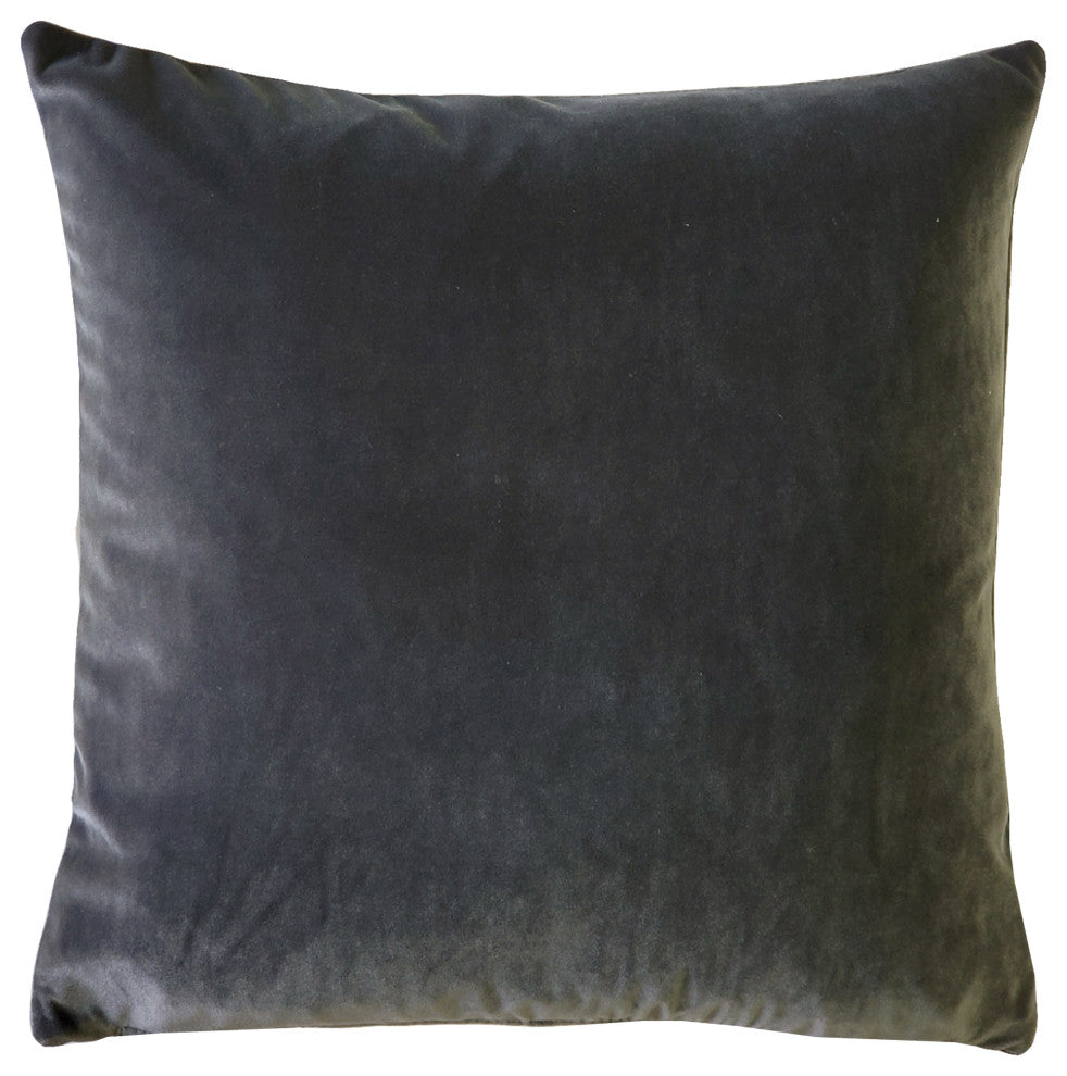 Castello Velvet Throw Pillows, Complete Pillow with Insert (18 Colors, 3 Sizes)