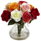 Rose Arrangement With Vase, Assorted