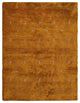 HAND KNOTTED LOOM SILK ECO-FRIENDLY AREA RUG-5'x8',Rectangle,Orange,Contemporary