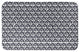 Navy Wavy Arch 34x21 Bath Mat