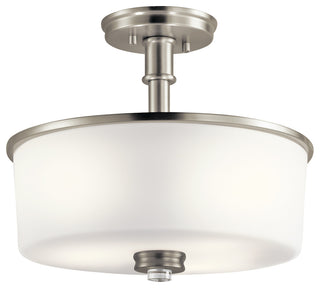 Semi Flush 3-Light, Brushed Nickel