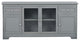 65 inch TV stand with 4 doors adjustable panels cabinet with light freen finish