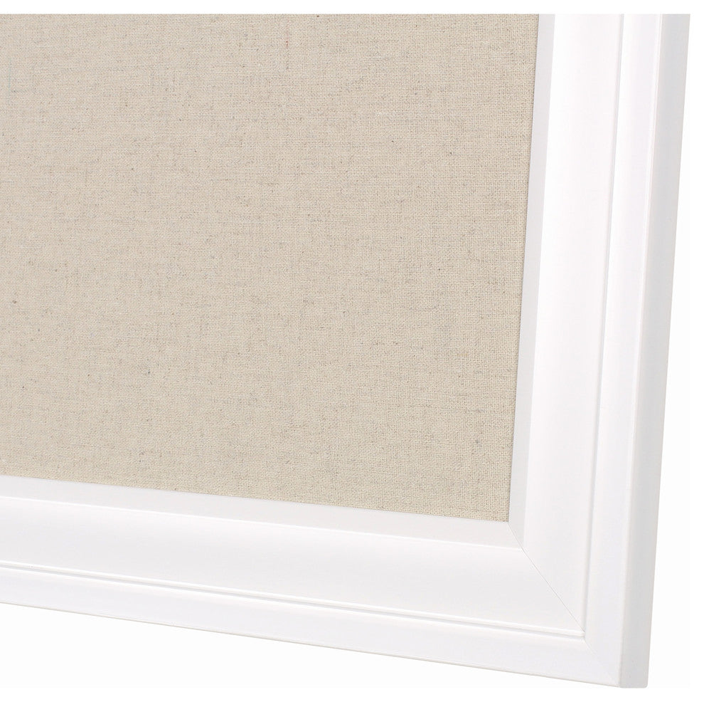Bosc Framed Linen Fabric Pinboard Wall Organization Board