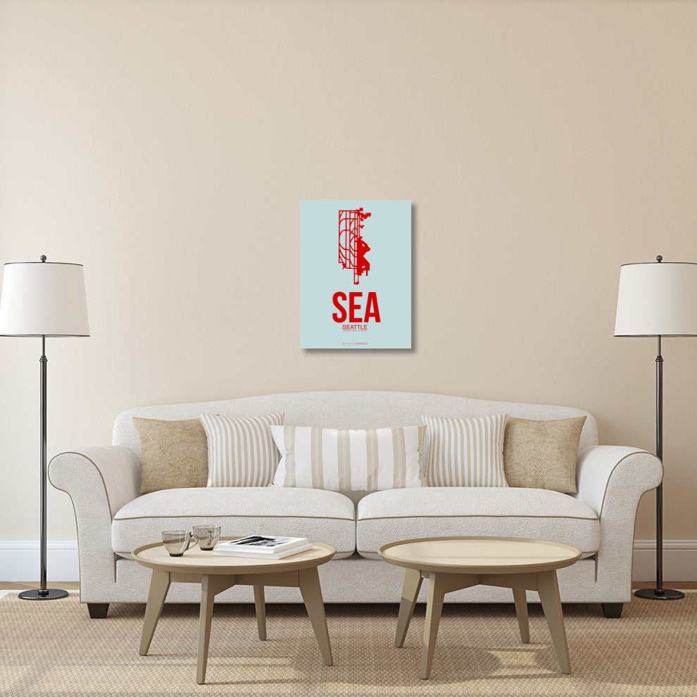 "SEA Seattle Poster 1" Fine Art Print