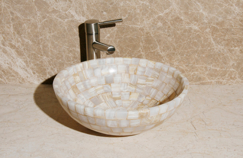 L-VMR-SR-16W Polished #12 Vessel Sink