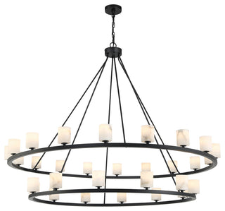 Aragon LED Chandelier, Matte Black
