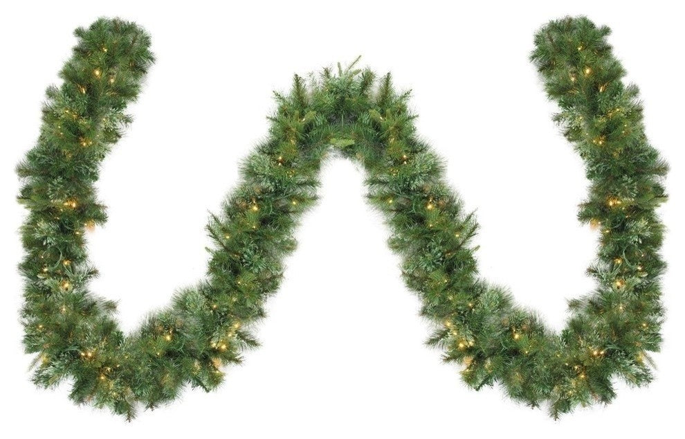 50'x14" Pre-Lit Cashmere Mixed Pine Christmas Garland