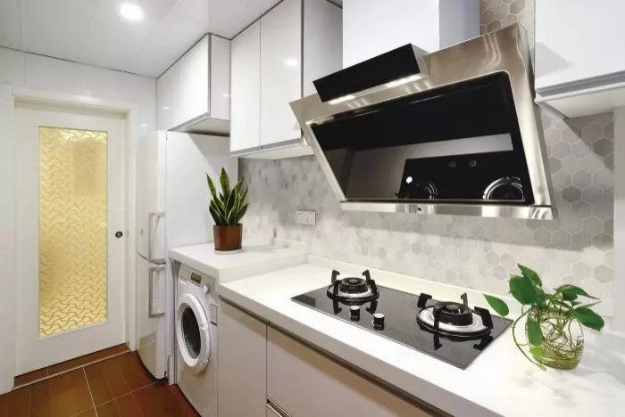 Greecian White Hexagon Polished Marble Mosaic, 10 Sheets