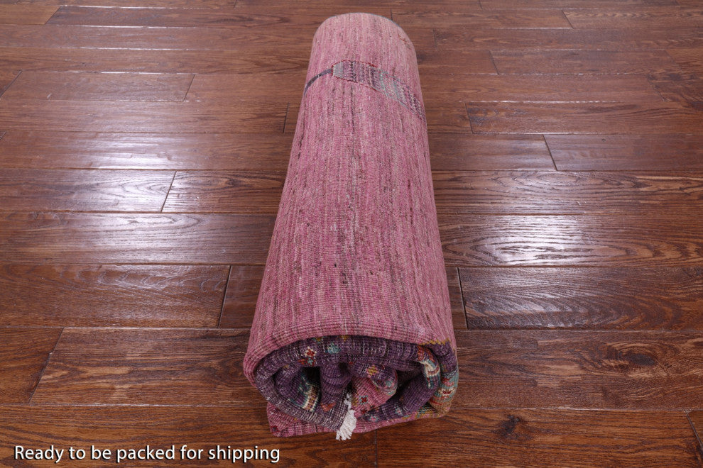 5' 6" X 7' 3" Handmade Persian Gabbeh Tribal Wool Rug Q9976