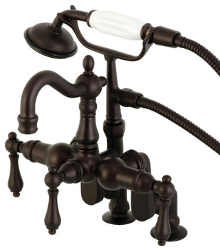 CC6013T5 Clawfoot Tub Faucet With Hand Shower, Oil Rubbed Bronze