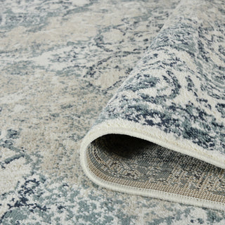 Athinai Cholet Blue Medallion Area Rug, 2'x3'