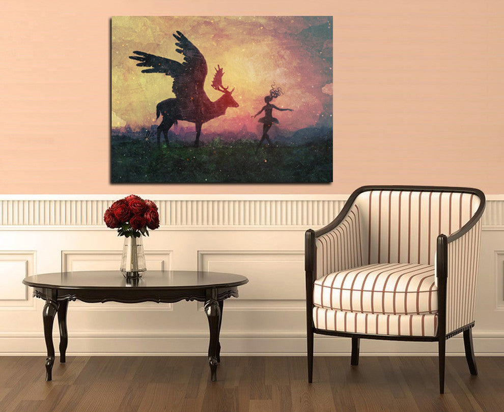 Cortesi Home "The Dancers" by Mario Sanchez Nevado, Giclee Canvas Art, 18"x26"