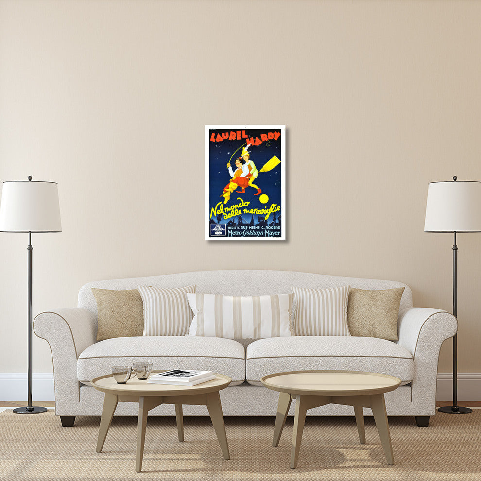 Laurel and Hardy, Italian, Babes In Toyland, 1934, 25x36
