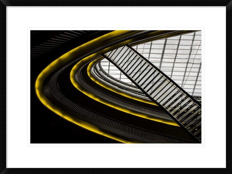 "On Higher Level" Framed Digital Print by Gilbert Claes, 30x22"