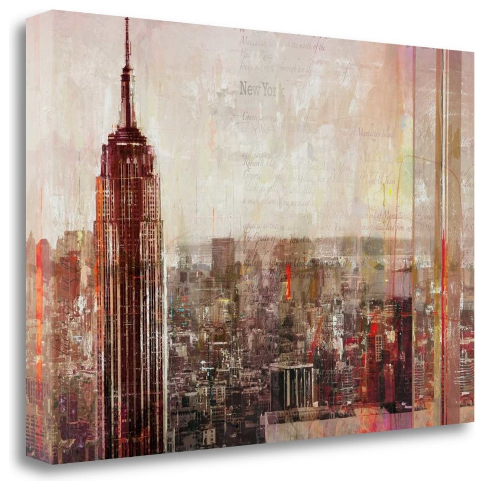"Shades Of New York" By Markus Haub, Giclee Print on Gallery Wrap Canvas