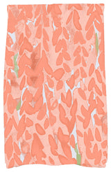 Flower Bell Floral Kitchen Towel, Peach, 18"x30"