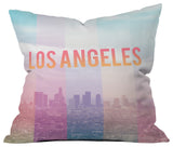 Catherine Mcdonald Los Angeles Outdoor Throw Pillow