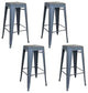 Amerihome Indoor/Outdoor 30" Metal Bar Stools, Set of 4