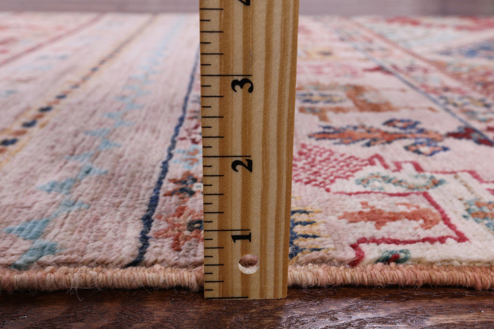 Hand Knotted Tribal Persian Gabbeh Wool Runner Rug 2' 9" X 9' 10" Q8397