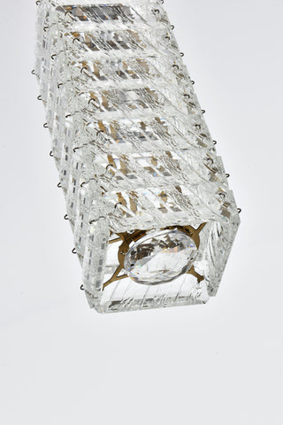 Home Living 24" LED Pendant, Satin Gold